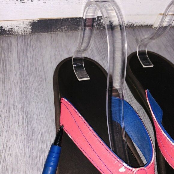 OluKai Punua Kia'i Beach Sandals Women's Size 8 Flip Flop Thongs Pink *FLAWS - Picture 11 of 15